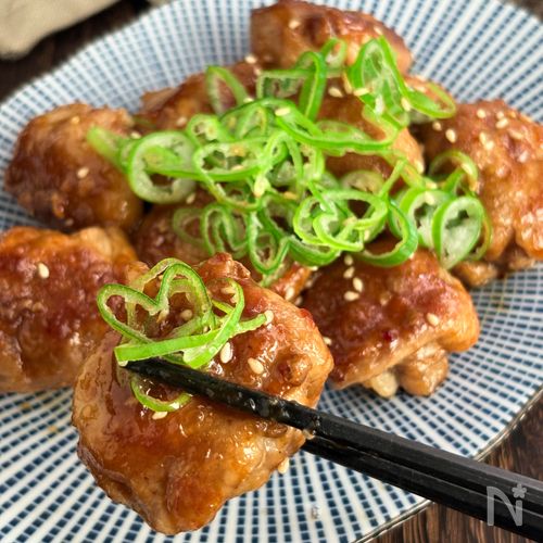 『豚こま肉あったら』照り照り豚肉団子【10分お弁当おかず】