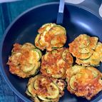 【ズッキーニチヂミ】カリカリチーズが美味しい！