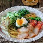 マシマシ夏野菜【油そば風うどん】ランチにも〆にも