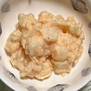 ゆるグル子の作ってみた!投稿(【長いもタラモサラダ】レンジ3分♪材料も工程も少なくて簡単！)