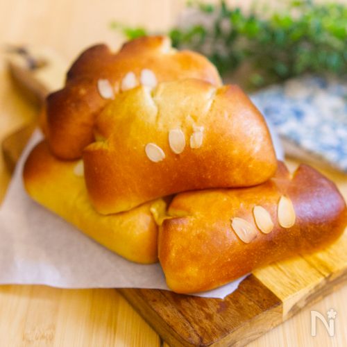 アーモンドミルクで作るクリームパン