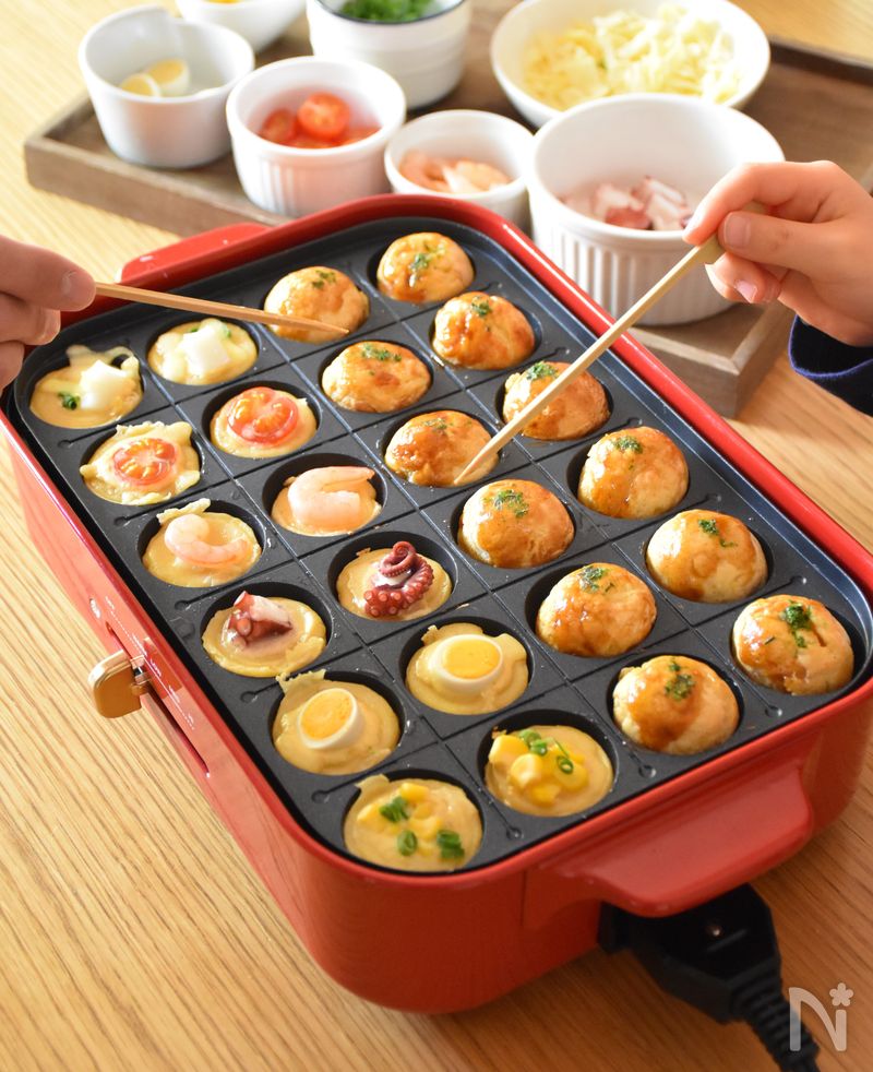 中身は何かな?わくわくおもしろたこ焼き by 楠みどり | レシピサイト Nadia | ナディア - プロの料理家のおいしいレシピ