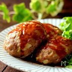 え？サツマイモ入り？naハンバーグ♪