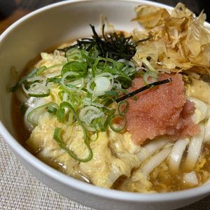 ぽちゃこの作ってみた!投稿(【ふわたま明太とろみうどん】とろ旨！汁まで飲み干すおいしさ！)