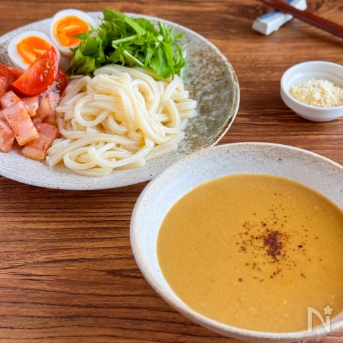 まろやか濃厚♪【豆乳カレーうどん】