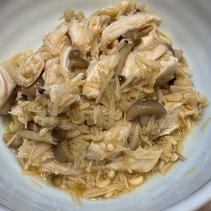 くだもの大好き🧡の作ってみた!投稿(どんどん美味しくなる♪きのことササミのオイル漬け【作り置き】)