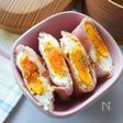レンチンDEハムエッグ【お弁当のおかず】