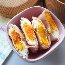 レンチンDEハムエッグ【お弁当のおかず】