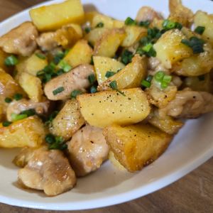 zabuの作ってみた!投稿(照りマヨ鶏じゃが)