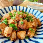 もうひと品のおかず☆サイコロ豆腐のおかか和え