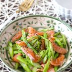 【アスパラとサーモンのやみつきおつまみ】3分で絶品副菜の完成