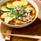 夏野菜と香味野菜の豚汁