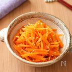 【にんじんきんぴら】5分で簡単美肌副菜
