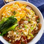 がっつりうま塩！【塩ネギだれのふわたま豚丼】