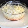 【むっちり食感♪】キャベツとベーコンの寒天お好み焼き風の工程2