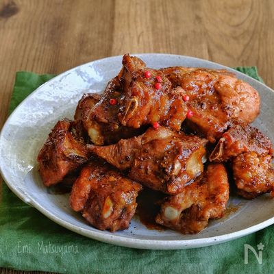 年末年始のおもてなしに♪スペアリブの粒マスタード煮