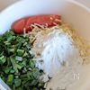にら明太チーズで【もちもち大根餅】今日のおつまみの工程1