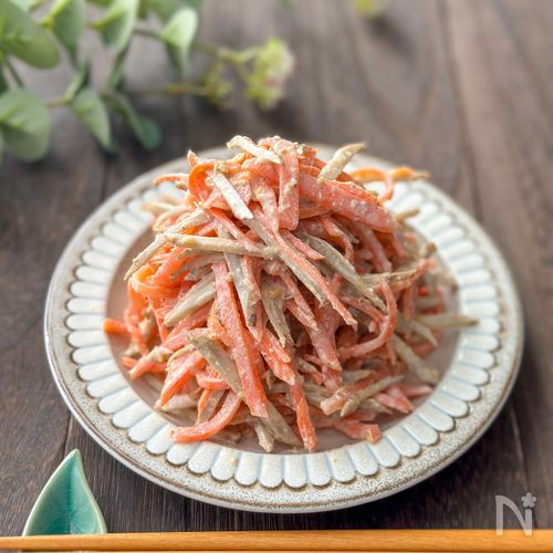抱えて食べたい♪【にんじんごぼうサラダ】