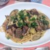ゆっこの作ってみた!投稿(めちゃうま♡『鯖と茄子の和風パスタ』鯖缶で簡単すぐ完成‼︎)