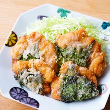 簡単なのに絶品♪ささみの青じそ唐揚げ