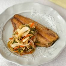 【鯵の南蛮漬け】大葉でまろやか♪