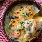 【鮭と白菜のおからグラタン】低糖質でヘルシー！