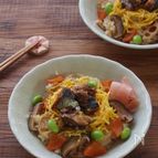 レンジで簡単！ふんわり玄米の蒸し寿司