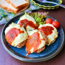 【凍り豆腐で作る本格チーズハンバーグ】節約/かさまし