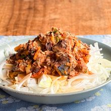 新玉の鯖キムチ