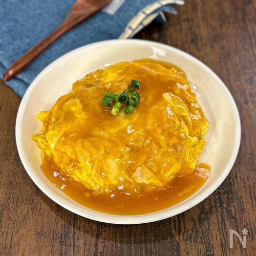 【ツナ天津飯】　トロトロ卵が最高