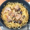 【とろっとなすがたまらない♪】豚ばらなすのねぎ塩パスタの工程3