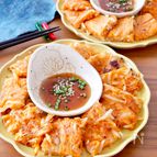 【もやしキムチーズチヂミ】節約時短おかず！