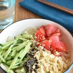 【冷凍うどんで天かす塩こんうどん】レモンだれでさっぱり！