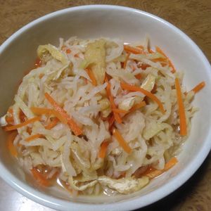 ももの作ってみた!投稿(水戻し不要！切り干し大根の煮物)