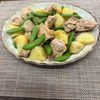 ヨウコばぁばの作ってみた!投稿(鶏肉とじゃがいもの塩バター蒸し【#簡単#作り置き#お弁当】)