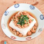 普通の豆腐がごちそうに！なめこ豆腐