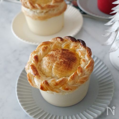 クリスマスにこれ☆ホタテのパイシチュー