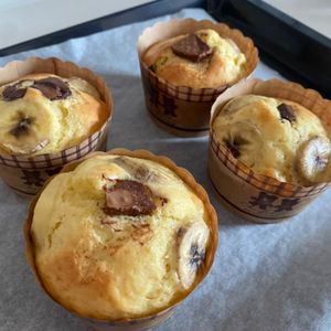 ichirizuの作ってみた!投稿(HMで簡単♪バナナチョコマフィン)