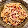michuの作ってみた!投稿(シャキシャキやみつき♡【れんこんとベーコンのペペロン】)