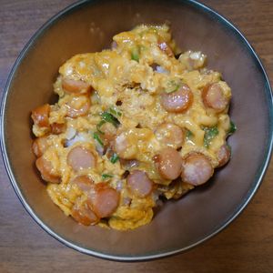ヒラメの作ってみた!投稿(【子供大絶賛‼︎背徳の♡ういたまねぎチーズ丼】5分レシピ)