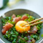 《疲れた日に》カツオしょうがのねぎまみれ