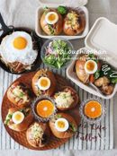 いつもより少しボリュームアップなホットドック風ピザパン♡