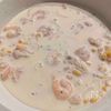 お家でカフェ気分♩えびのマカロニグラタンの工程3