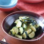 【作業5分！レンジで簡単副菜】ズッキーニのナムル