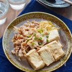優しい味わい♪レンジで作るすき焼き風肉豆腐