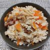 よっこの作ってみた!投稿(焼き鳥の缶詰とにんじんの炊き込みご飯)