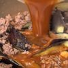 10分で完成！【なすとニラそぼろ丼】の工程5