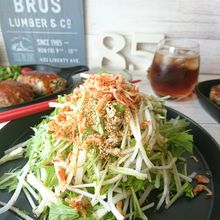 パリパリ！水菜と大根のサラダ