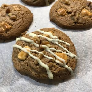 ひよこの作ってみた!投稿(【胡桃とホワイトチョコのしっとりクッキー☆】)