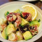 切って和えるだけ！【タコとアボカドの わさぽん和え】